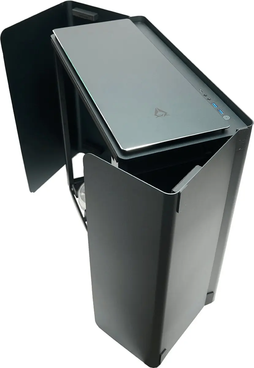 Azza Cast CSAZ-808B Midi Tower - Zwart