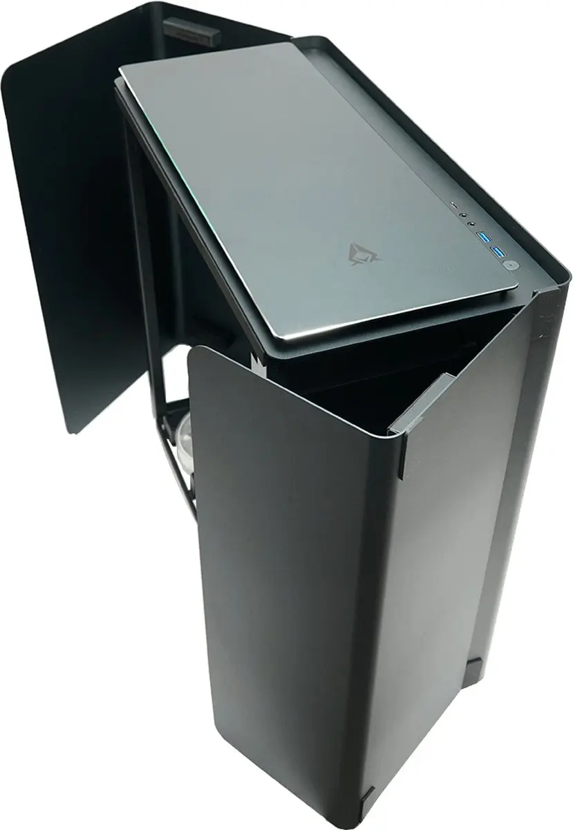 Azza Cast CSAZ-808B Midi Tower - Zwart