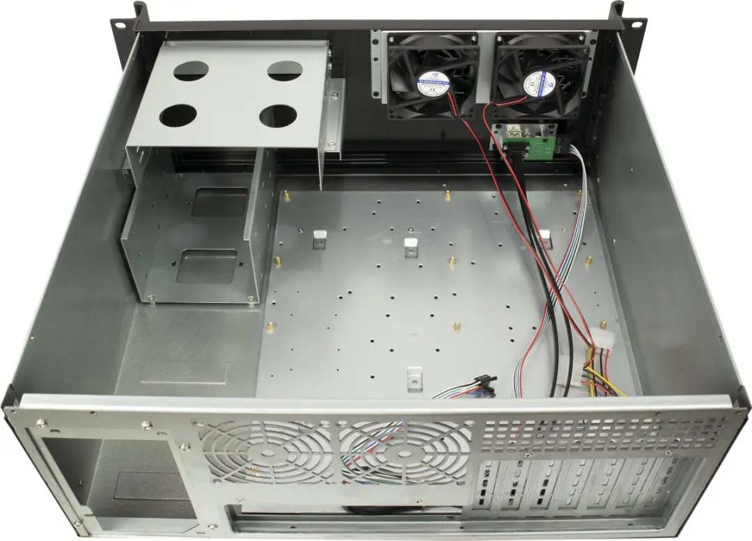 Inter-Tech 4U-K-439L Rack 2x 3.5" - 2x USB 3.0 - Zwart