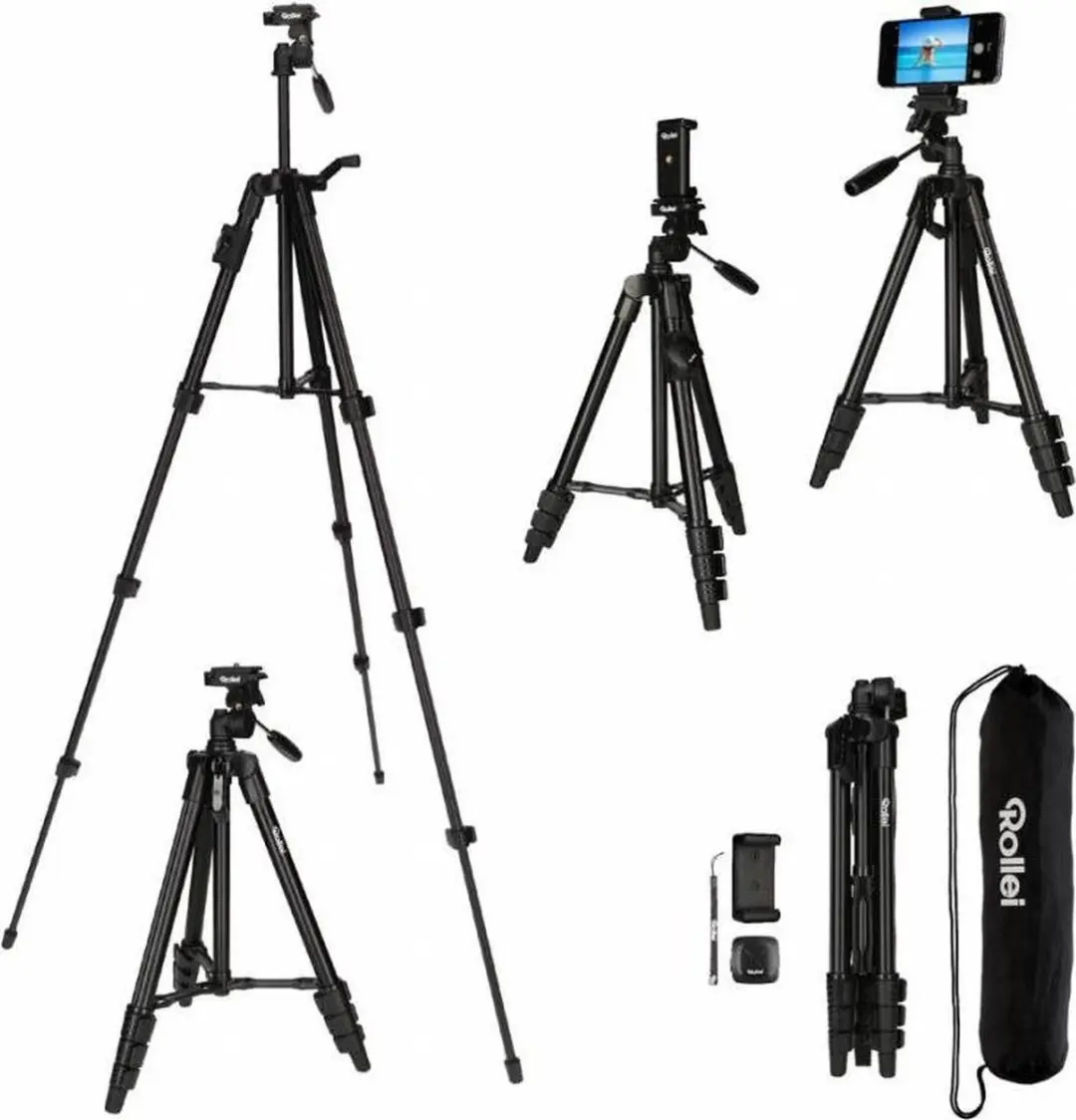 Rollei TTX-6218 Smartphone Statief Traveler - Zwart