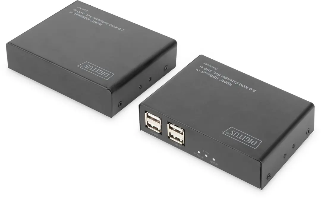HDBaseT KVM Extender Set DS-55505 - Zwart