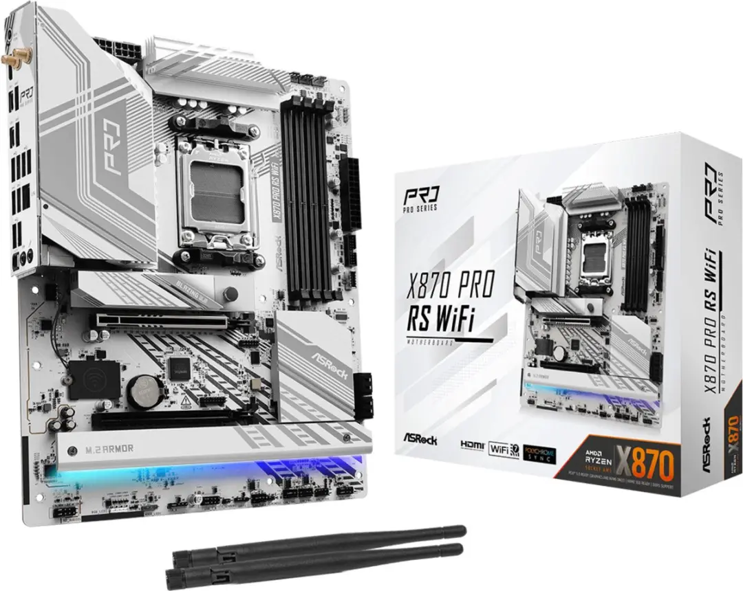 ASRock X870 Pro RS WiFi AM5 Moederbord