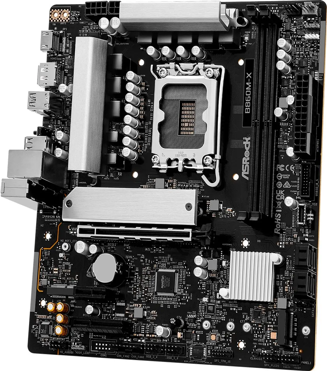 ASRock B860M-X microATX Moederbord - LGA 1851