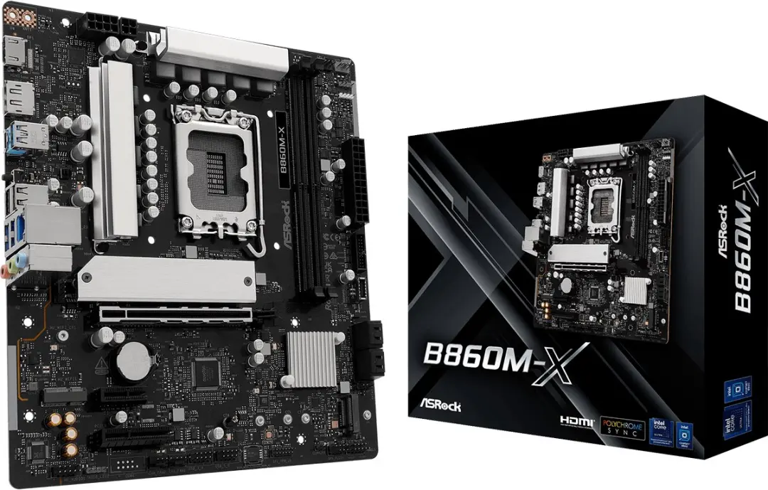 ASRock B860M-X microATX Moederbord