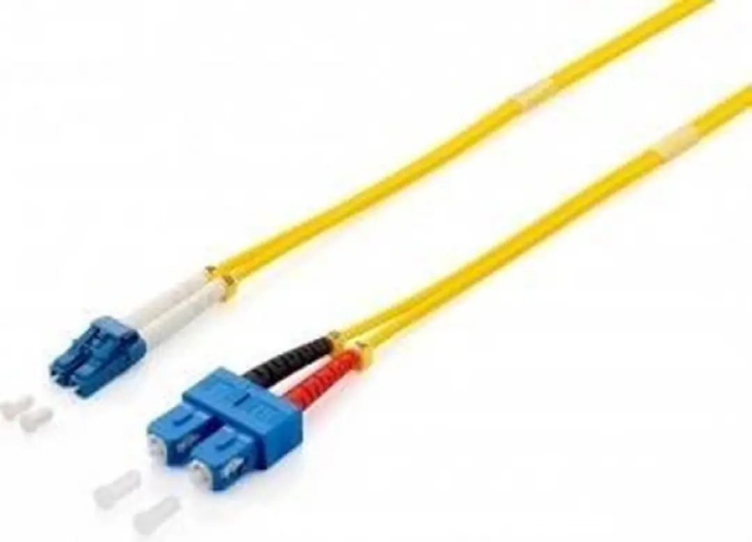 Equip 252231 FO Duplex Jumper ST/ST 1,0m - Geel