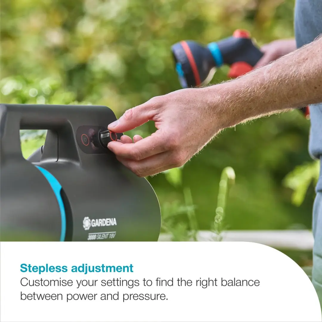 Gardena Accu Besproeiingspomp 3000 Silent 18V P4A Set