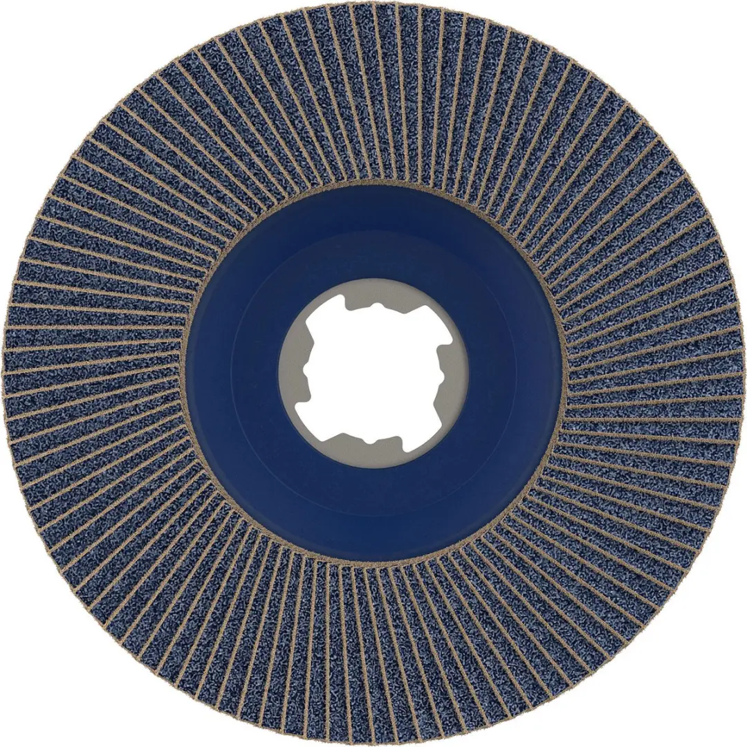 Bosch X-Lock Lamellenschijf 125mm - Blauw/Bruin