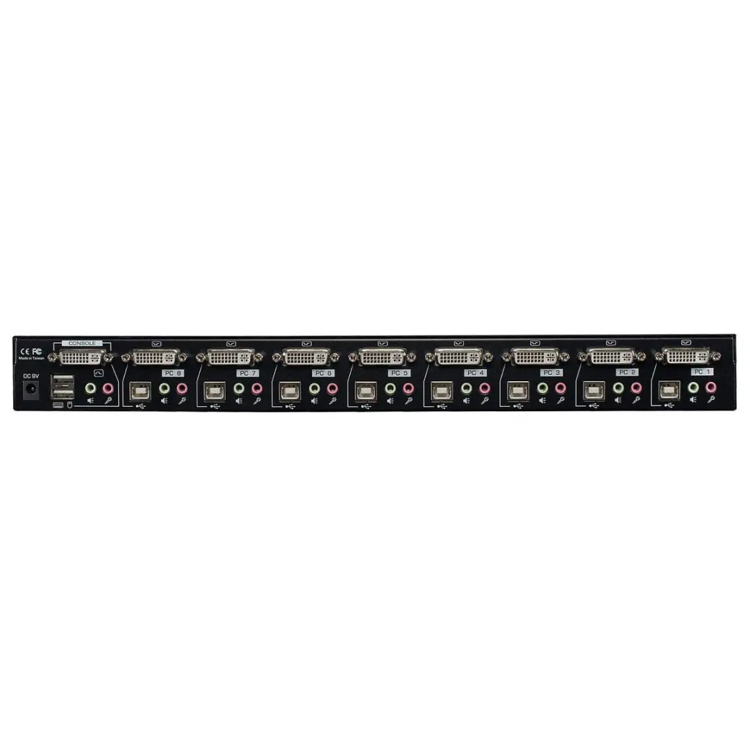 Lindy 39317 KVM-switch - 8x USB 2.0 - Zwart
