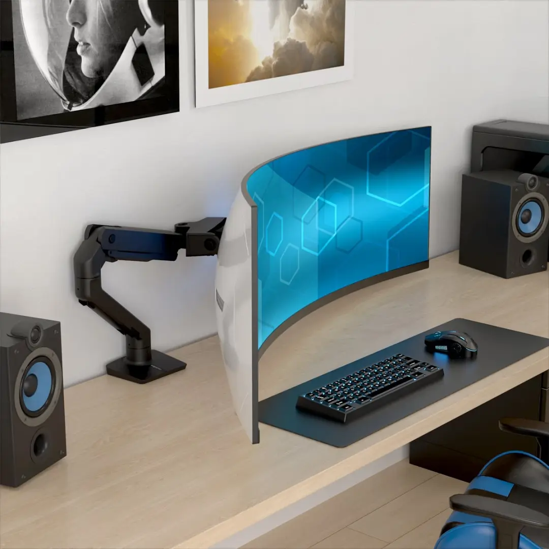 Ergotron HX 45-693-224 Monitorarm - 57" - VHD Draaifunctie - Zwart