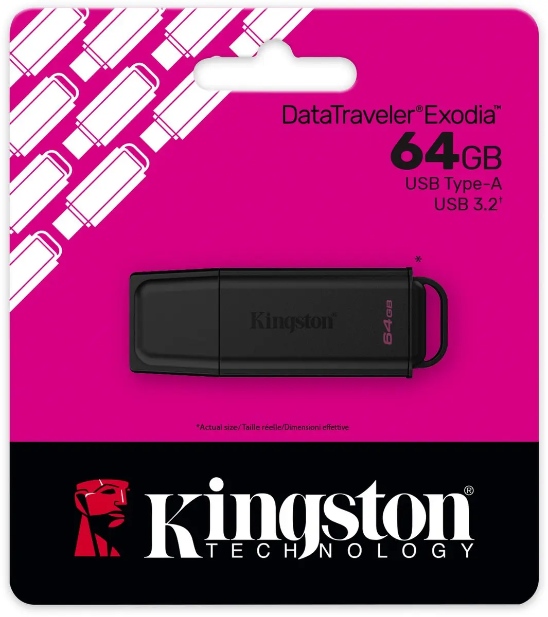 Kingston DataTraveler DTXG2/64GB USB 3.2 64GB - Zwart - afbeelding 6 van 6