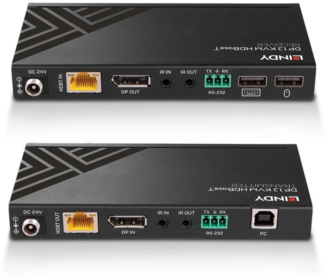 Lindy 39385 KVM-Extender DisplayPort - 4K/2K