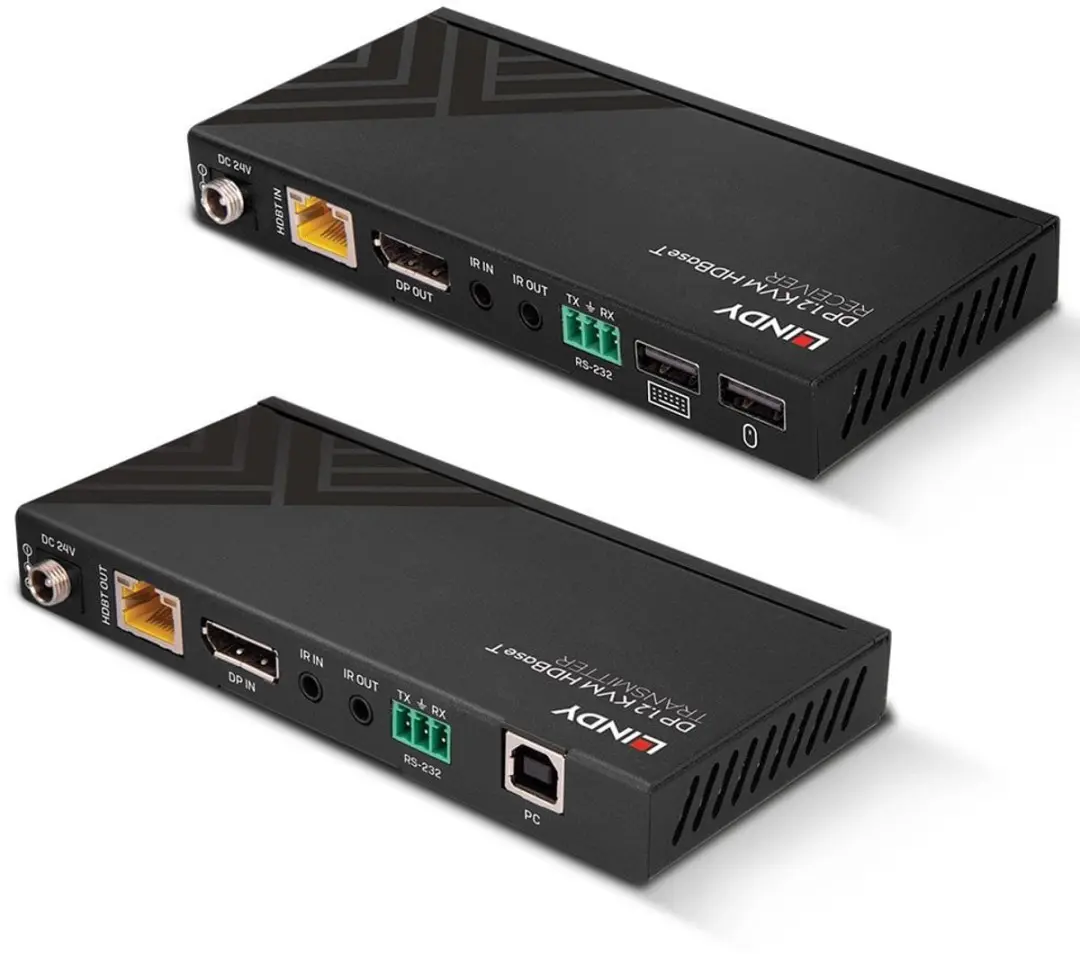 Lindy 39385 KVM-Extender DisplayPort - 4K/2K