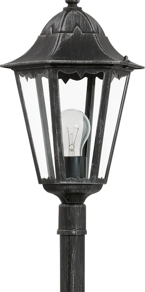 Eglo Navedo Buitenverlichting Tuinpaal 25W - Zwart/Zilver