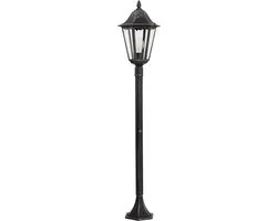 Eglo Navedo Buitenverlichting Tuinpaal 25W - Zwart/Zilver