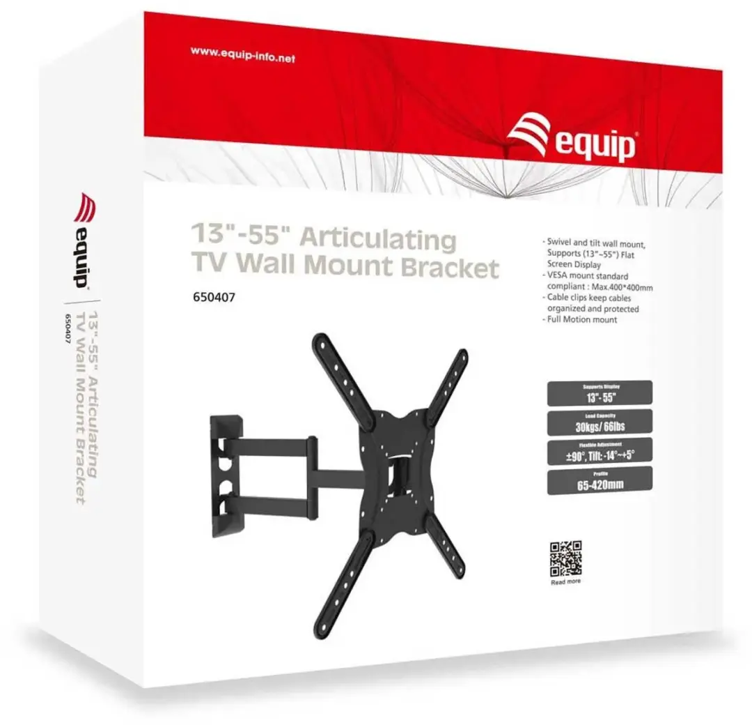 Equip 650407 TV Mount 139,7 cm - Zwart