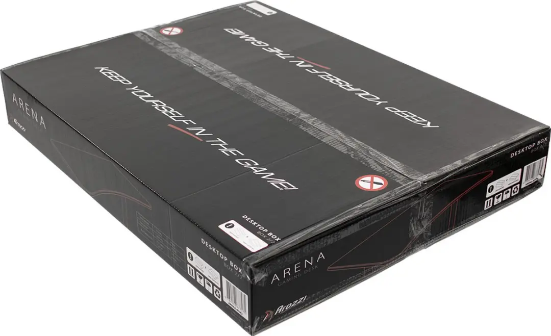 Arozzi Arena Gaming Bureau Muismat 160cm - Zwart/Rood/Paars