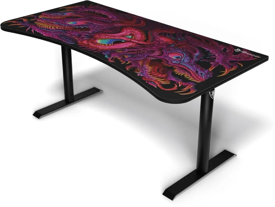 Arozzi Arena Gaming Bureau Muismat 160cm - Zwart/Rood/Paars