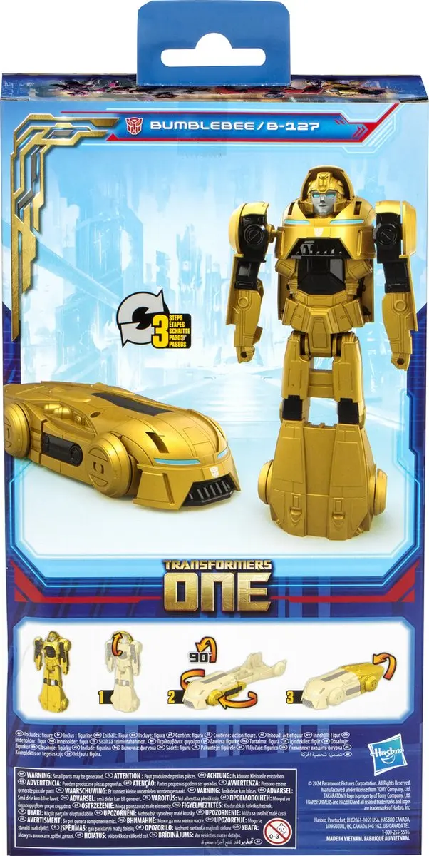 Transformers One Mega Changer Bumblebee B-127 F87005X0 Actiefiguur - Multicolor