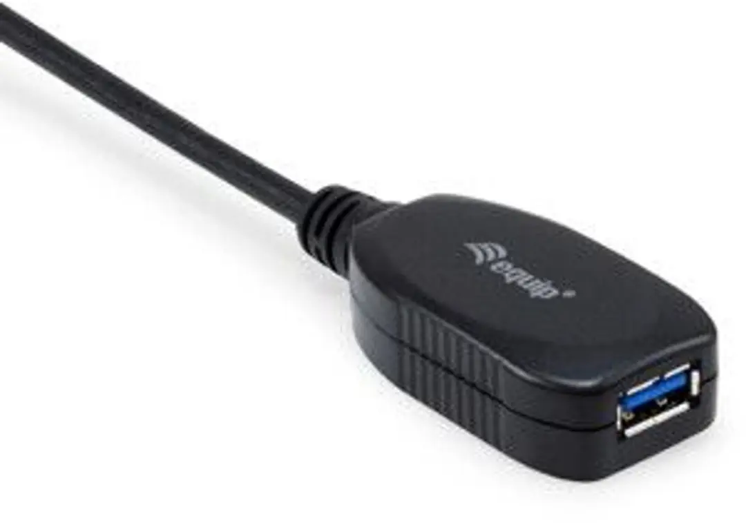 Equip 133346 USB 3.2 Gen 1 Kabel A-Zwart - 5m