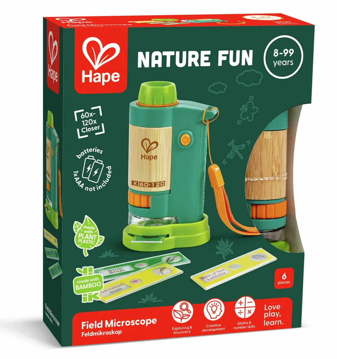 Hape Veldmicroscoop E5583A - Veelkleurig - afbeelding 6 van 6