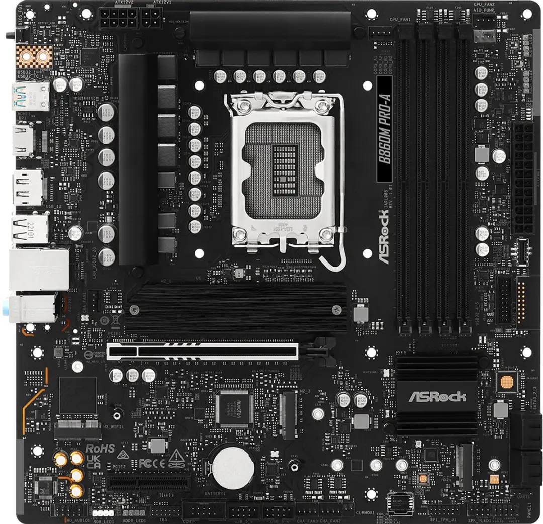 ASRock B860M Pro-A Micro ATX - LGA 1851 - afbeelding 6 van 6