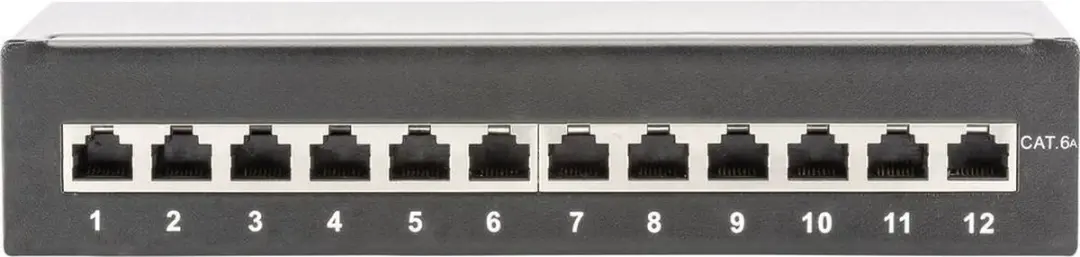 Digitus DN-91612SD-EA Netwerkpatchbox CAT 6A 12 Poorten - Zwart