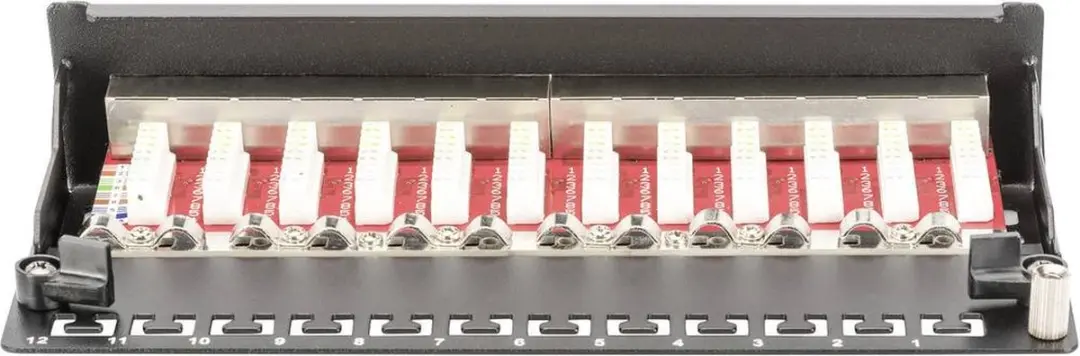 Digitus DN-91612SD-EA Netwerkpatchbox CAT 6A 12 Poorten - Zwart