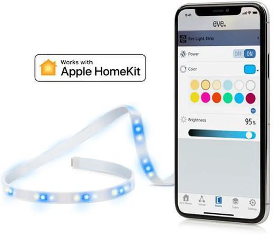 EVE Light Strip Smart LED Lightstrip - Zwart - afbeelding 4 van 6
