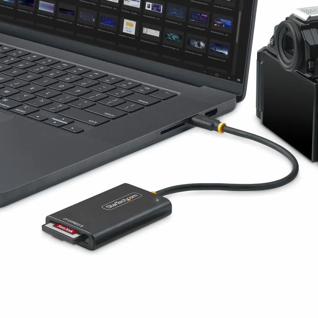 Startech 1B-USB-C-CFE-ADAPTER Kaartlezer - Zwart
