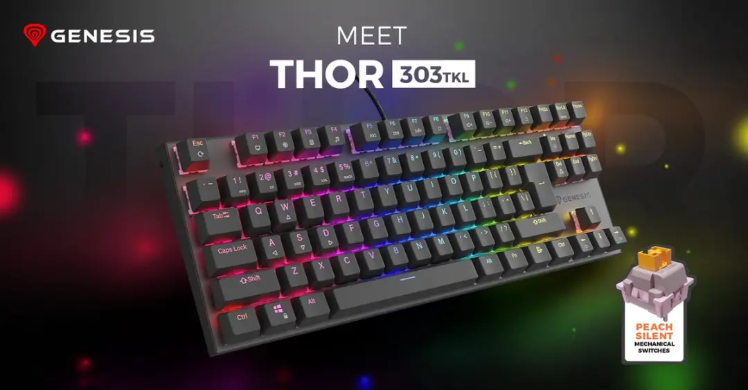 Genesis Thor 303 TKL NKG-1881 Gaming Toetsenbord