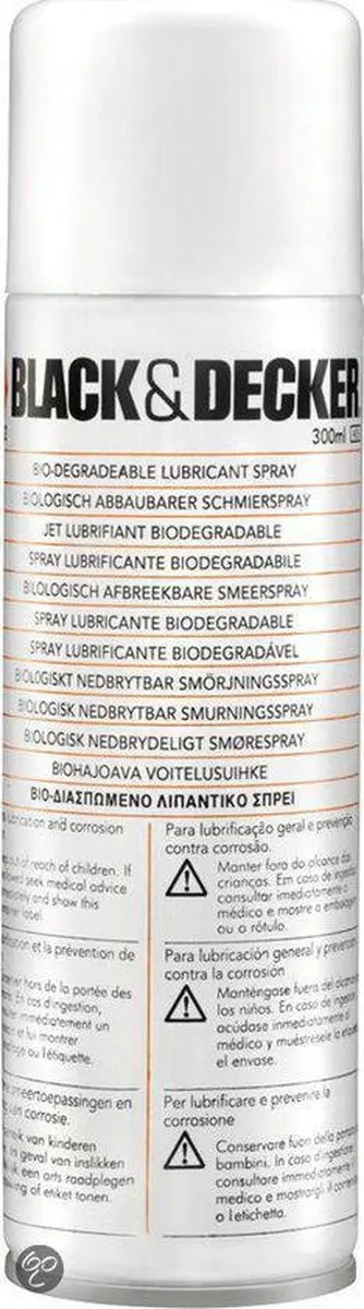 BLACK+DECKER A6102-XJ Biologisch afbreekbare olie Heggenscharen