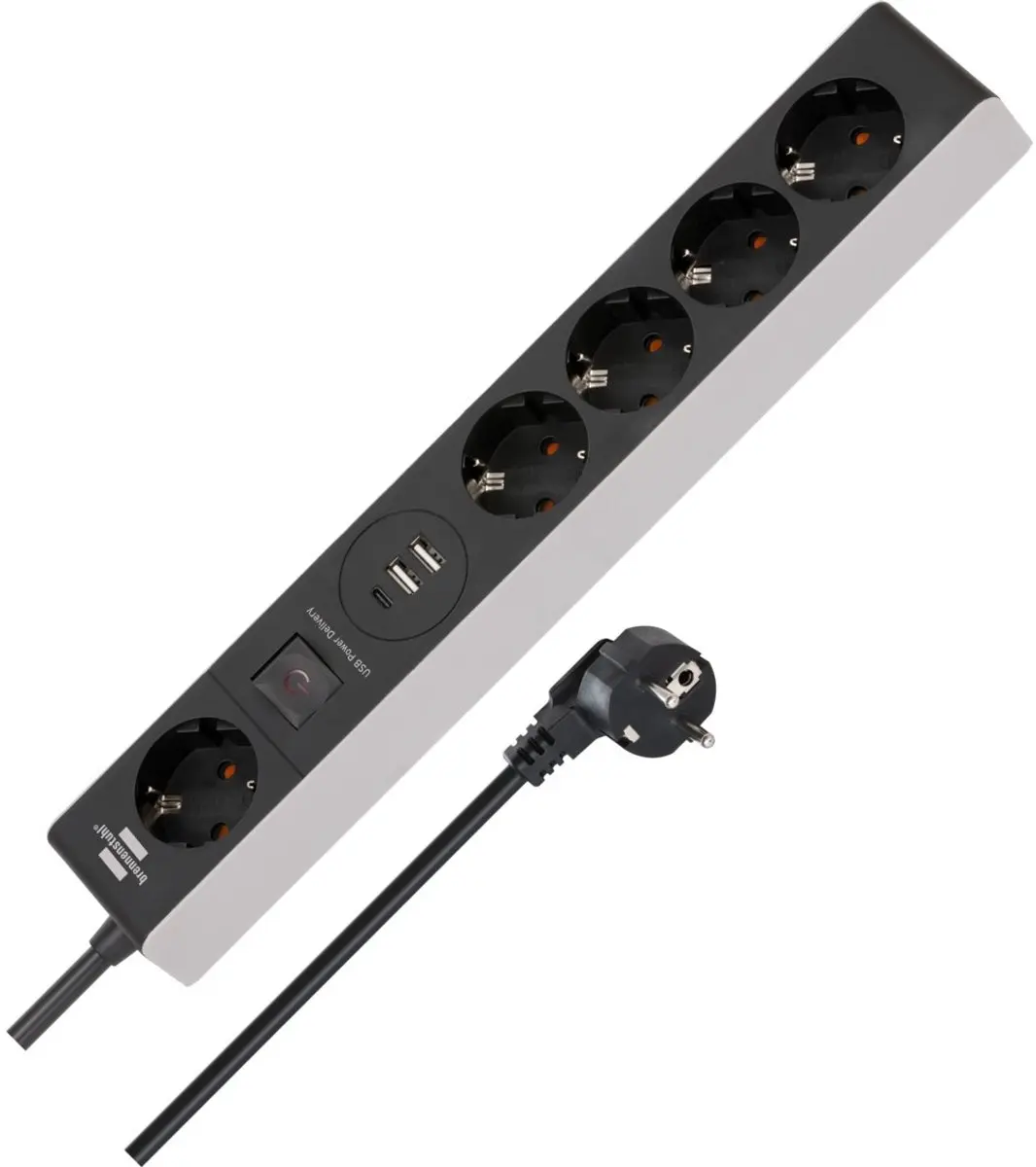 Brennenstuhl Stekkerdoos USB-C Power Delivery 5-voudig
