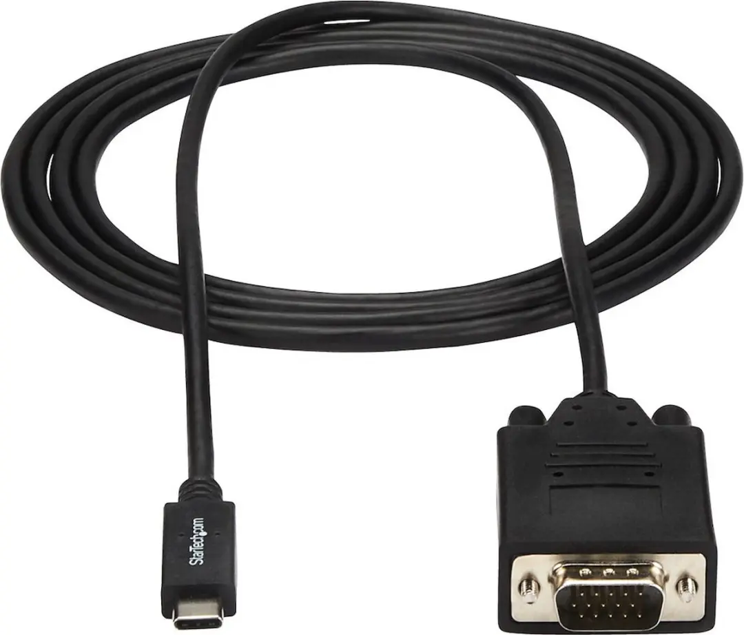 Startech USB-C naar VGA Adapterkabel 2m - 1920x1200 - Zwart - afbeelding 6 van 6