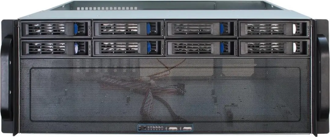 Intertech IPC 4U-4408 Computerbehuizing 88887191 - Zilver