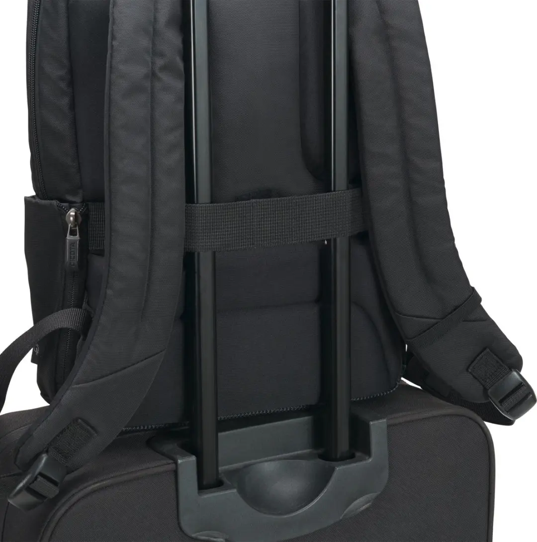 Dicota D31820-RPET Laptoptas 10L - 15 inch - 2 Vakken - Zwart - afbeelding 6 van 6