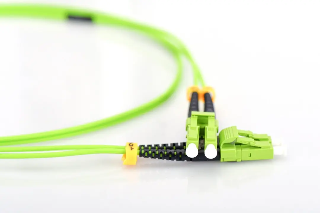 LWL OM5 Multimode Glasvezel Patchkabel LC/LC 3m - Groen