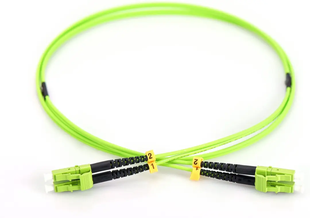 LWL OM5 Multimode Glasvezel Patchkabel LC/LC 3m - Groen