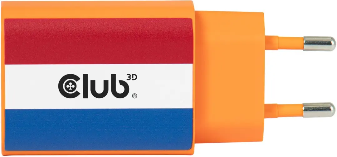 Club 3D CAC-3028 USB-C Lader 30W - Oranje - afbeelding 6 van 6