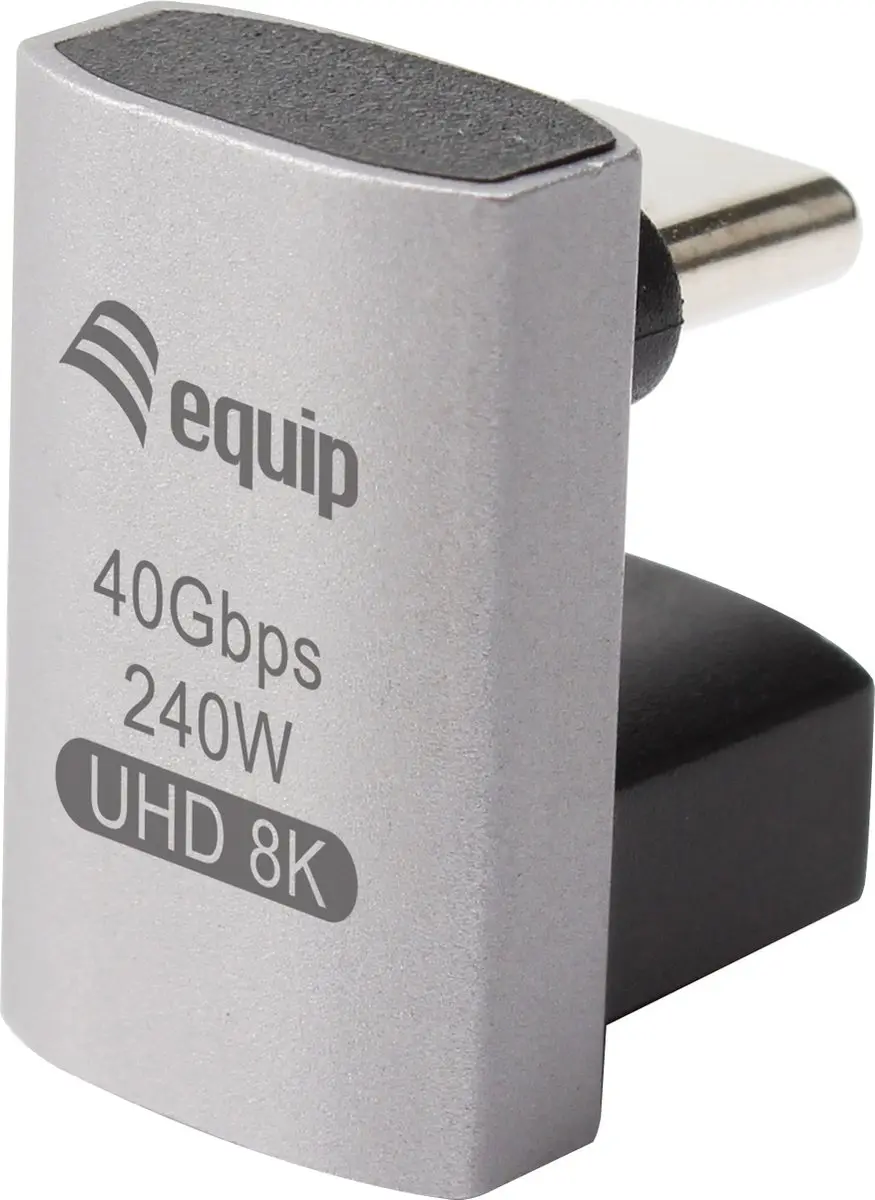 Equip 133478 USB-C naar USB-C Adapter 240W PD 40Gbps - 3 Stuks