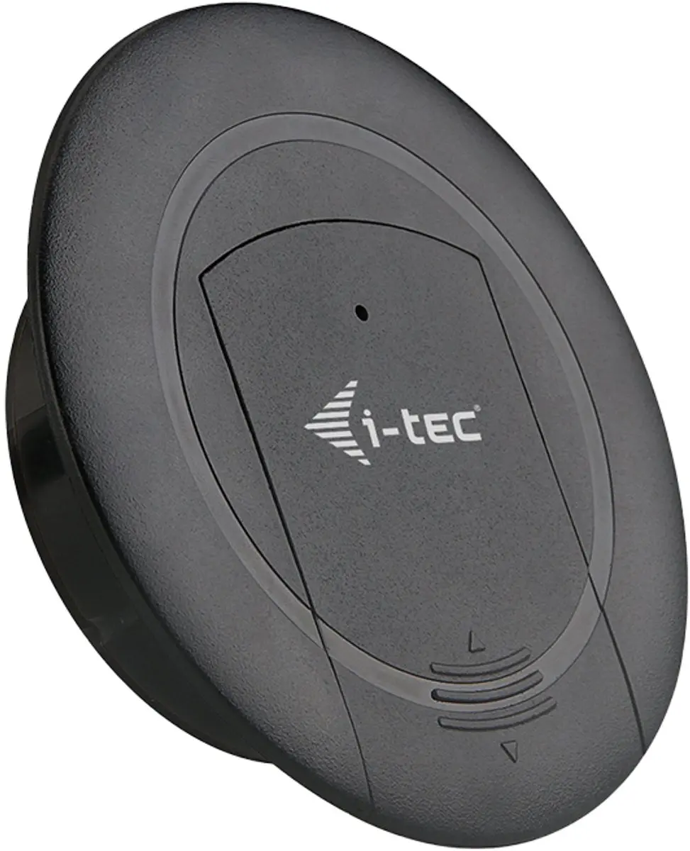 I-tec Built-in Desktop Fast Charger 96W - USB-C PD 3.0 + 3x USB 3.0 QC3.0 - Zwart
