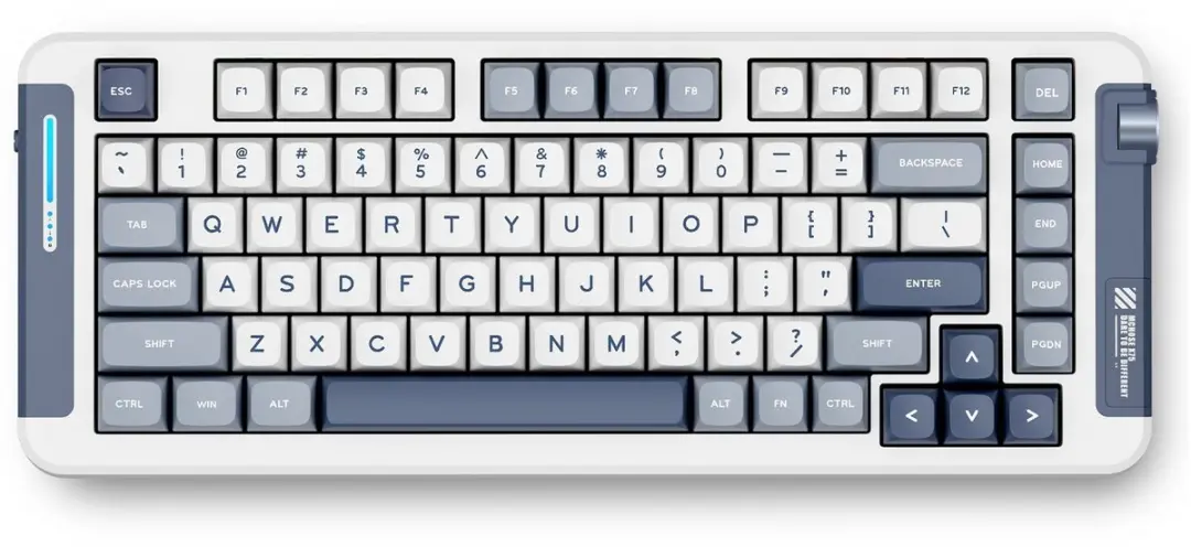 MCHOSE X75 RGB Hotswap Gaming Toetsenbord - Navy Blue