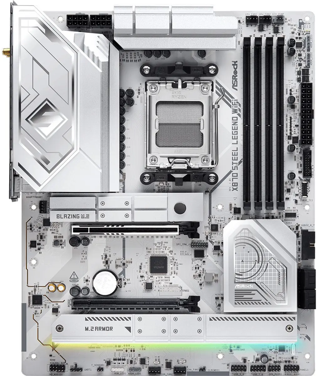 ASRock X870 Steel Legend WiFi Moederbord - AM5 - X870 - DDR5 - Wi-Fi 7