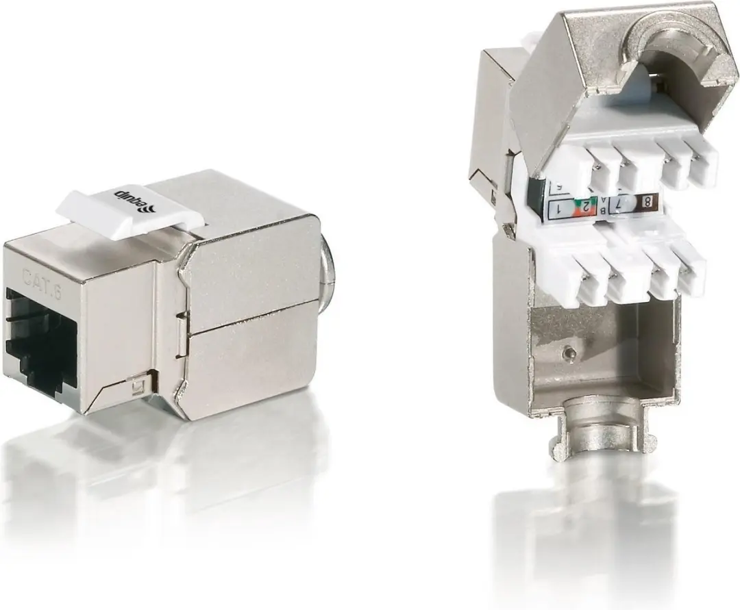 Equip 767210 Keystone Jack Cat.6 Grijs