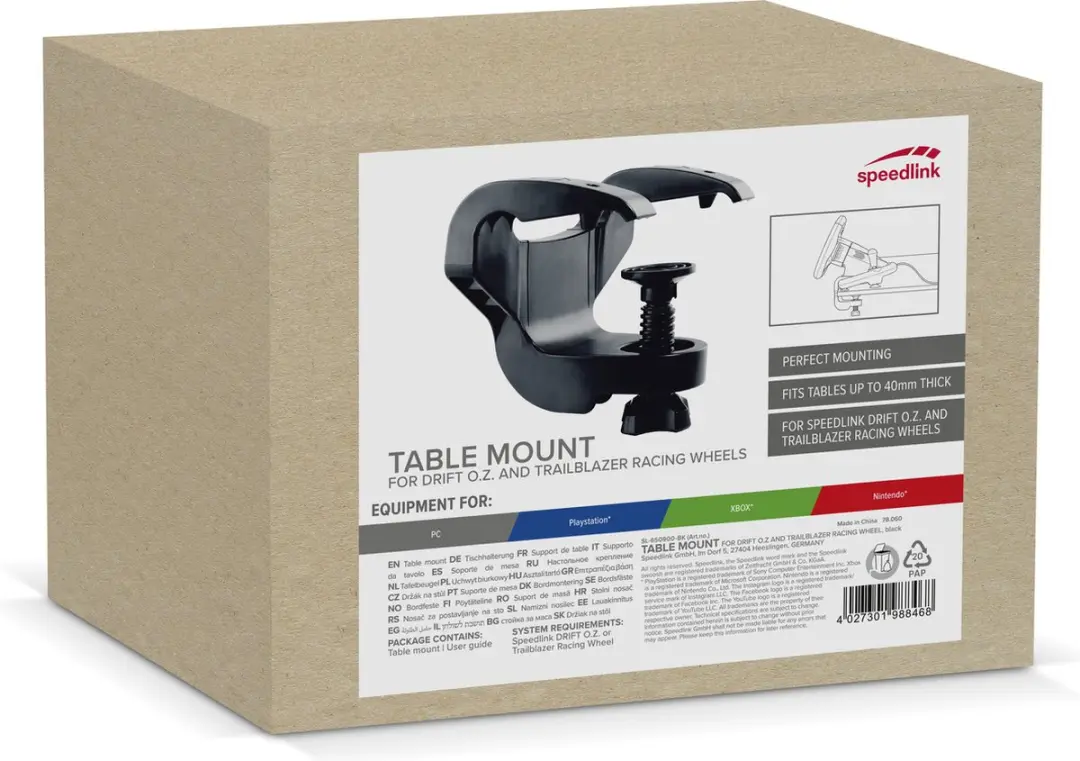Speedlink Tafelbevestiging SL-650900-BK - Zwart