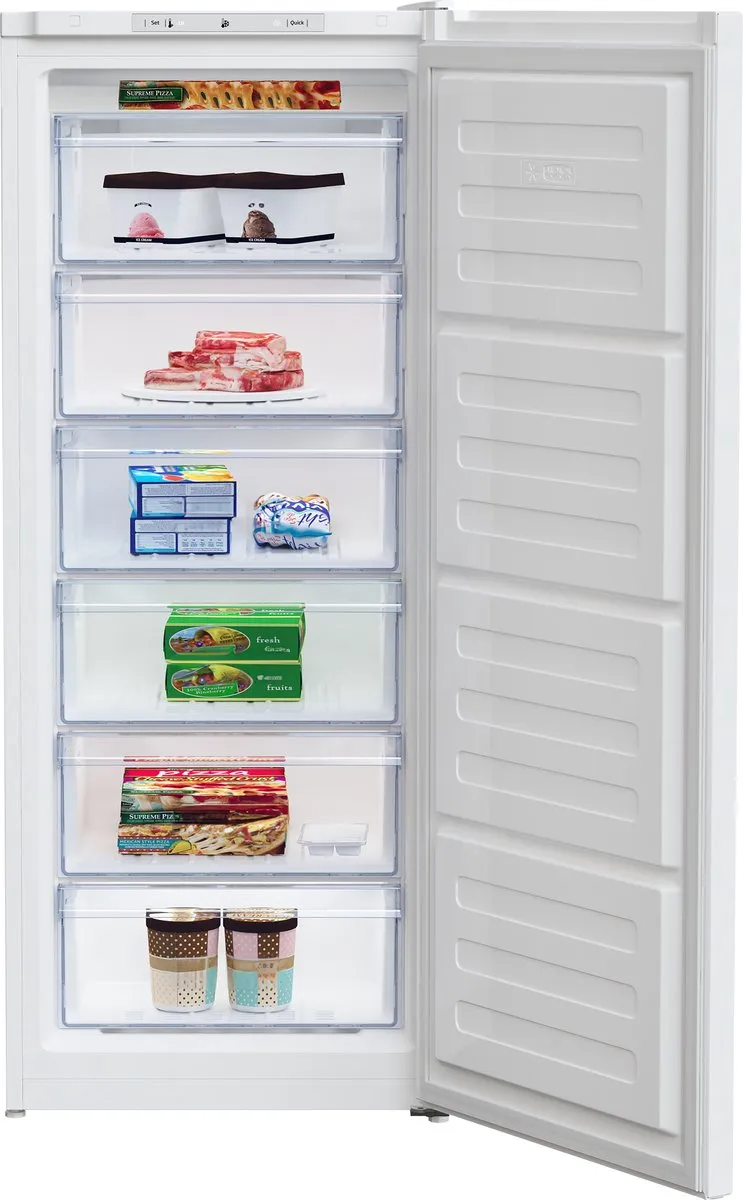 Beko RFSA210K40WN Vriezer 210L - 6 Vakken - 9 kg/dag - Wit - afbeelding 6 van 6