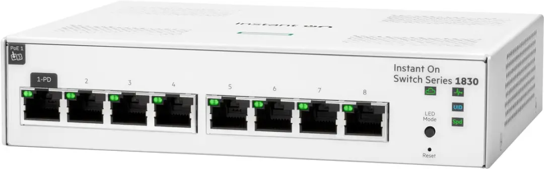 HPE Aruba Instant On 1830 Switch 8 PoE - JL810A