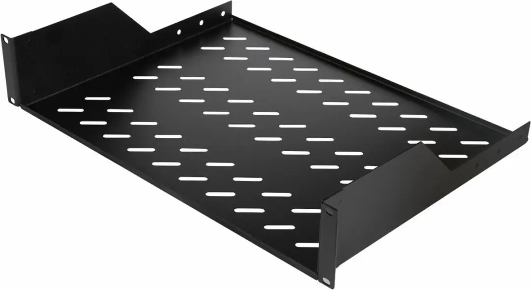Equip Fachboden 19" 2U 80cm Zwart