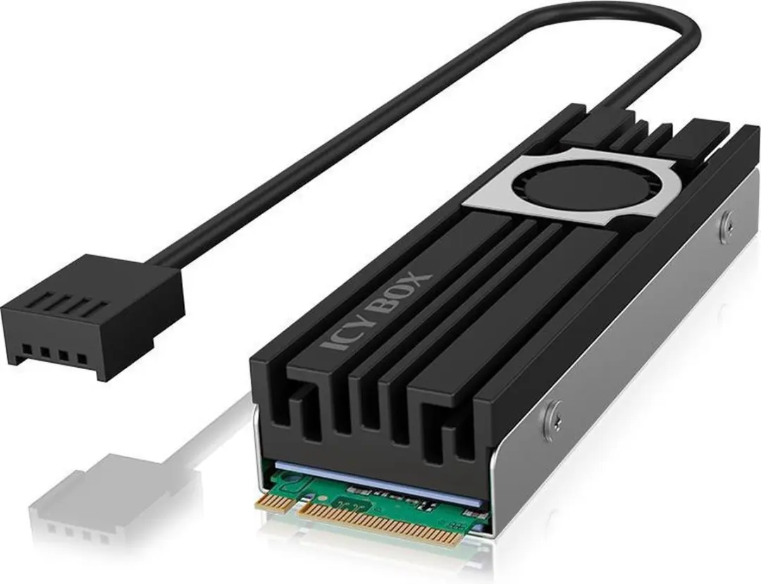 RaidSonic IB-M2HSF-703 SSD Koelplaat 2cm - Zwart/Grijs