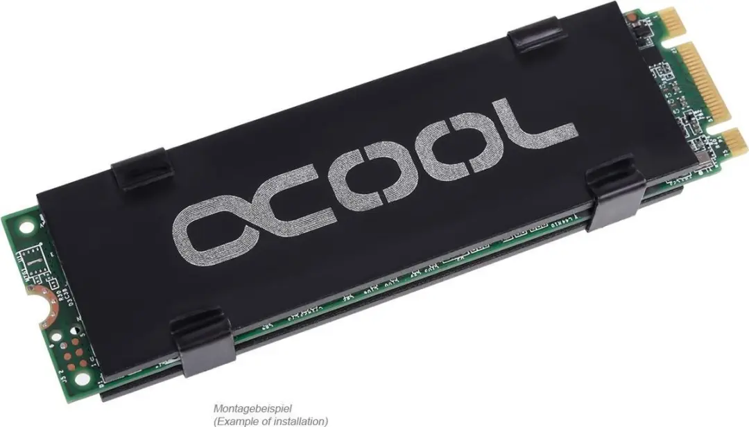 Alphacool HDX M01 M.2 Radiator - Zwart