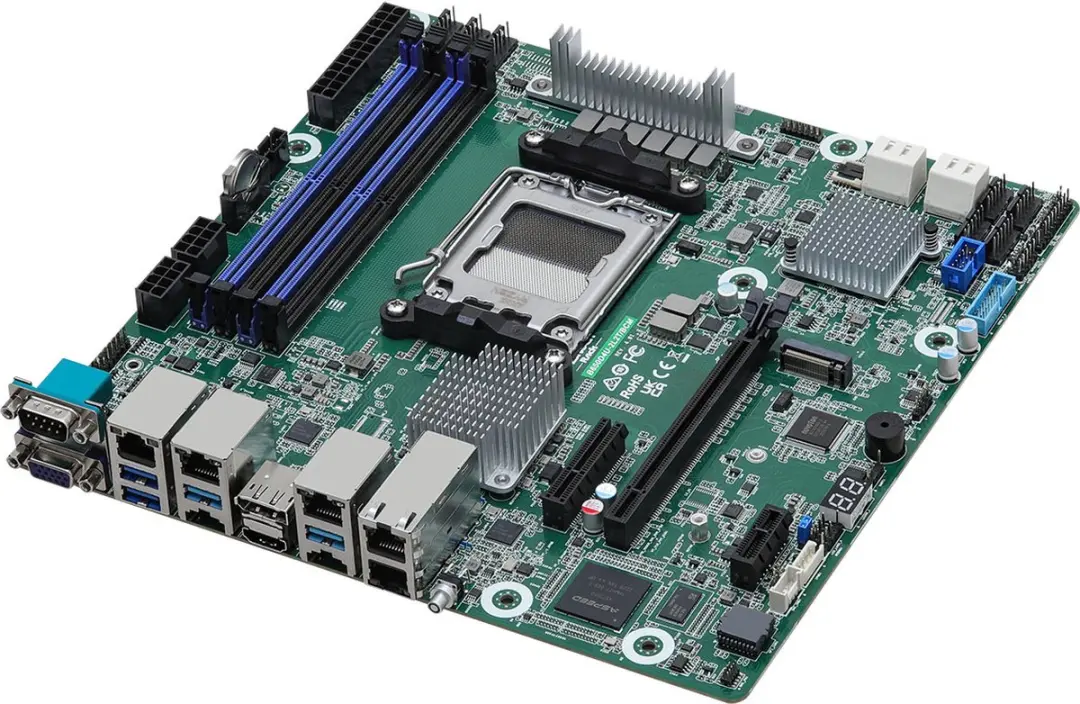 ASRock Rack B650D4U-2L2T/BCM Moederbord - AM5 - 4x LAN - IPMI